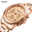 Montre Quartz Multifonctionnelle de Luxe pour Femmes - Étanche et Élégante