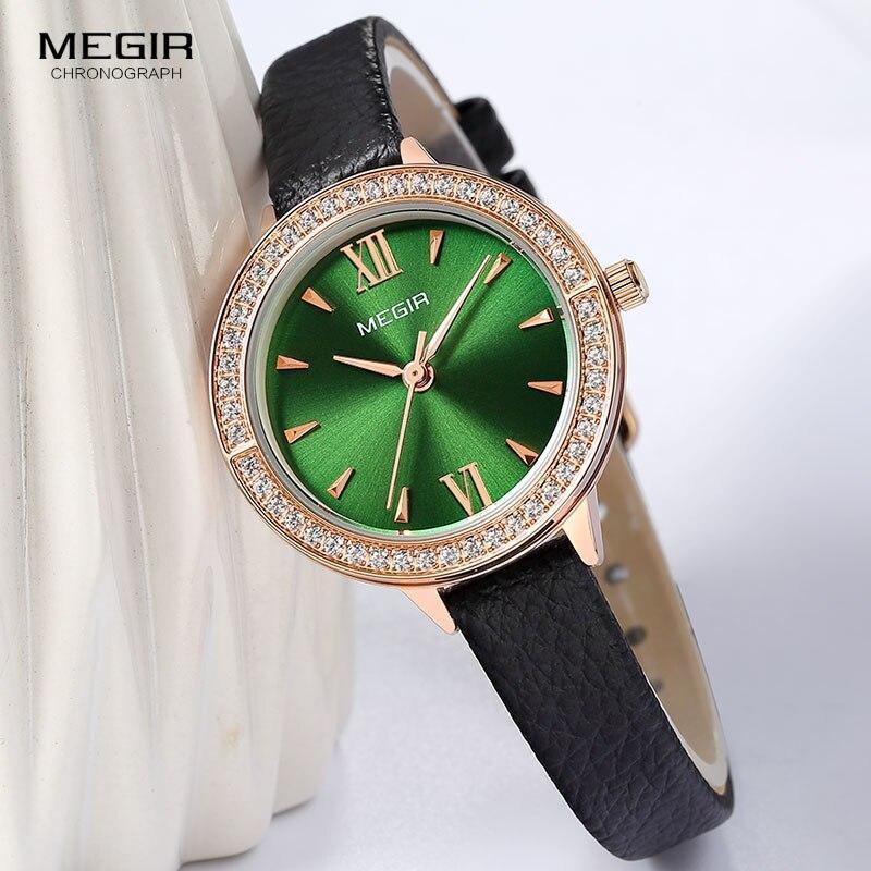 Luxury Green Fashion Women's Quartz Wrist Watch