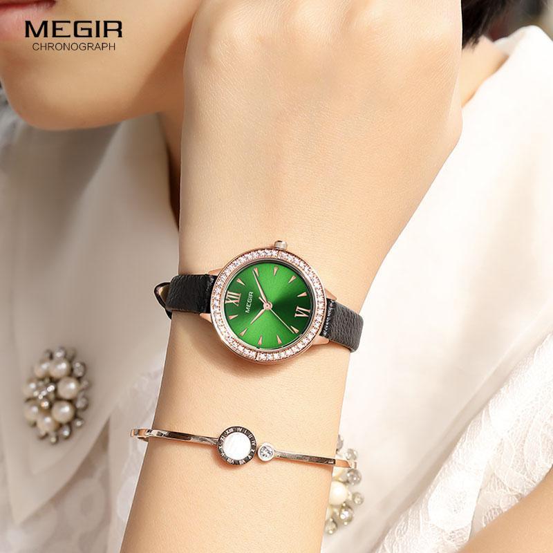 Luxury Green Fashion Women's Quartz Wrist Watch