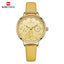 Montre de Luxe Élégante pour Femme avec Double Zircon et Chronomètre