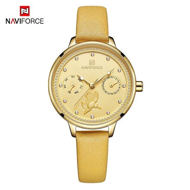 Montre de Luxe Élégante pour Femme avec Double Zircon et Chronomètre