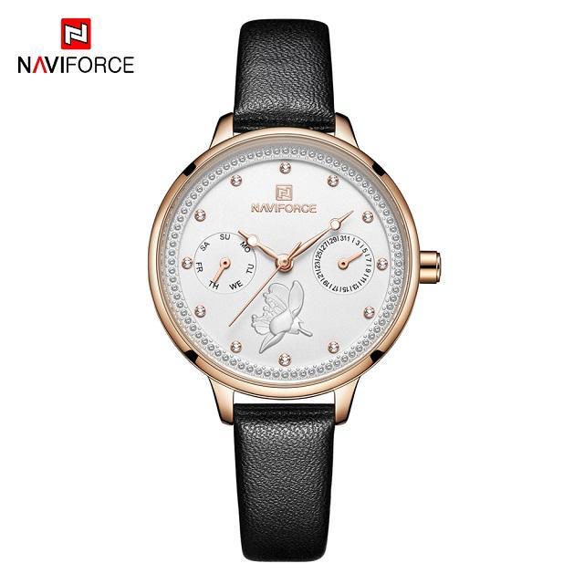Montre de Luxe Élégante pour Femme avec Double Zircon et Chronomètre