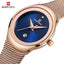 Montre en acier inoxydable élégante pour femme avec bracelet tressé