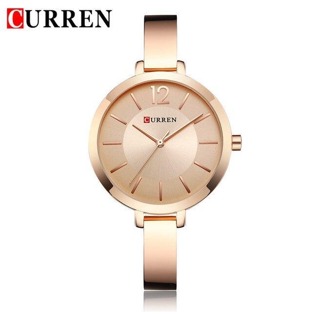 Montre analogique en quartz étanche élégante pour femmes