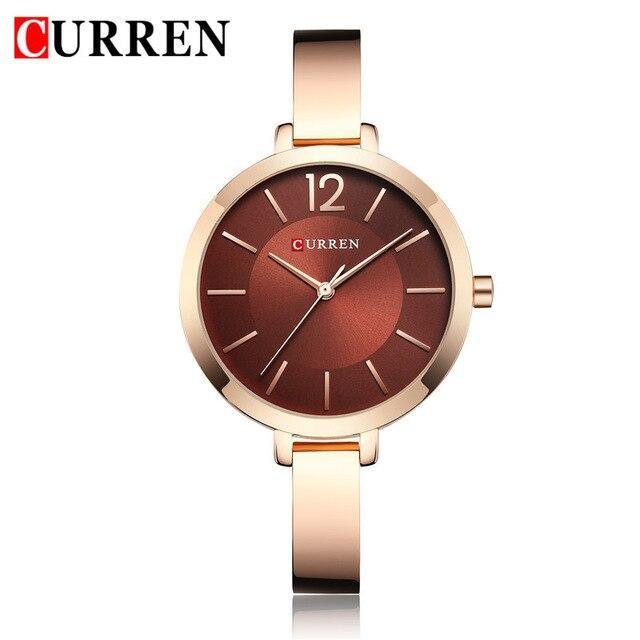 Montre analogique en quartz étanche élégante pour femmes