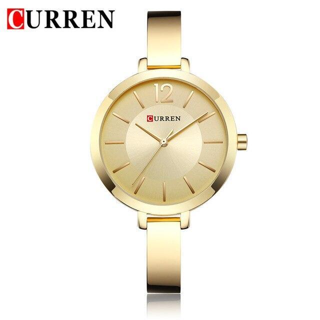 Montre analogique en quartz étanche élégante pour femmes
