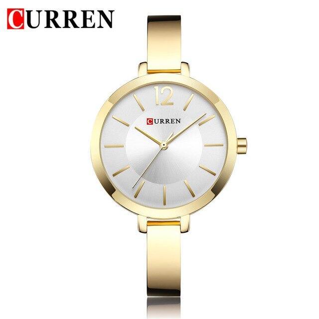 Montre analogique en quartz étanche élégante pour femmes