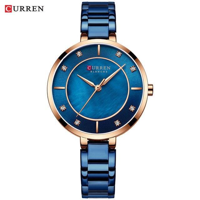 Montre analogique en quartz élégante pour femmes - Décontractée et étanche