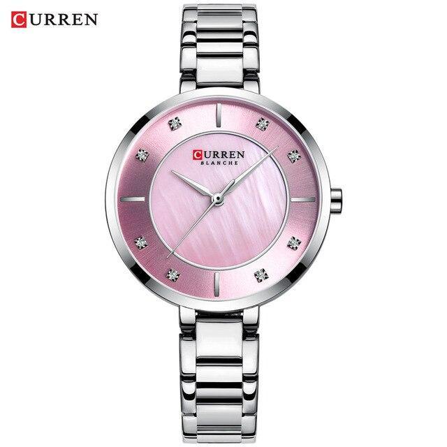 Montre analogique en quartz élégante pour femmes - Décontractée et étanche