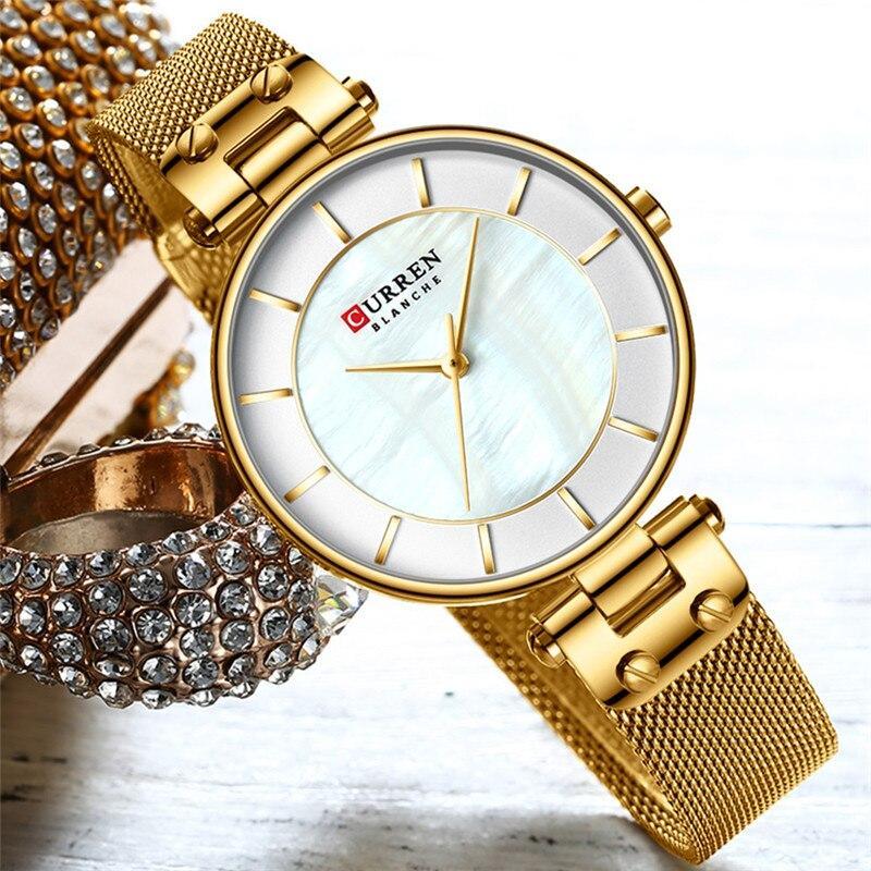 Montre de Luxe pour Femme avec Design en Zircon - Cadeau Parfait pour Elle