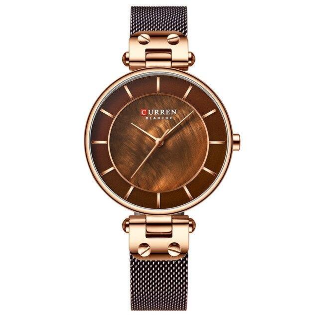 Montre de Luxe pour Femme avec Design en Zircon - Cadeau Parfait pour Elle