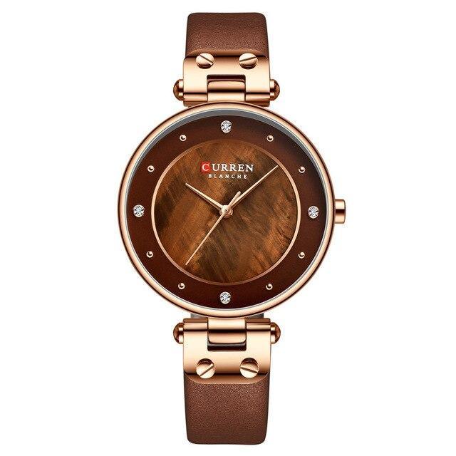 Montre de Luxe pour Femme avec Design en Zircon - Cadeau Parfait pour Elle