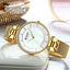 Montre de Luxe pour Femme avec Design en Zircon - Cadeau Parfait pour Elle