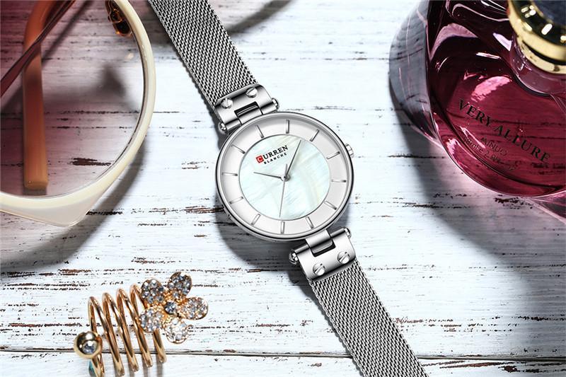 Montre de Luxe pour Femme avec Design en Zircon - Cadeau Parfait pour Elle