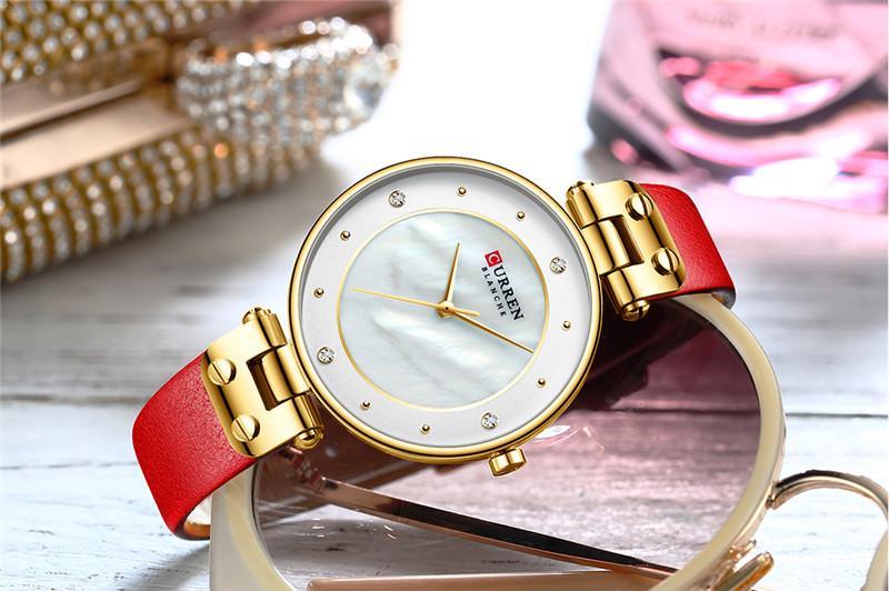 Montre de Luxe pour Femme avec Design en Zircon - Cadeau Parfait pour Elle