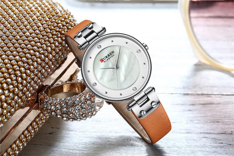 Montre de Luxe pour Femme avec Design en Zircon - Cadeau Parfait pour Elle