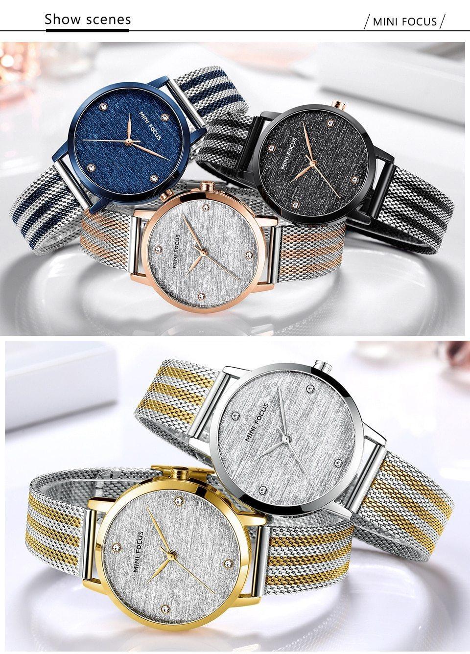Luxury Quartz Women's Watch - Elegant Gold Stainless Steel Design