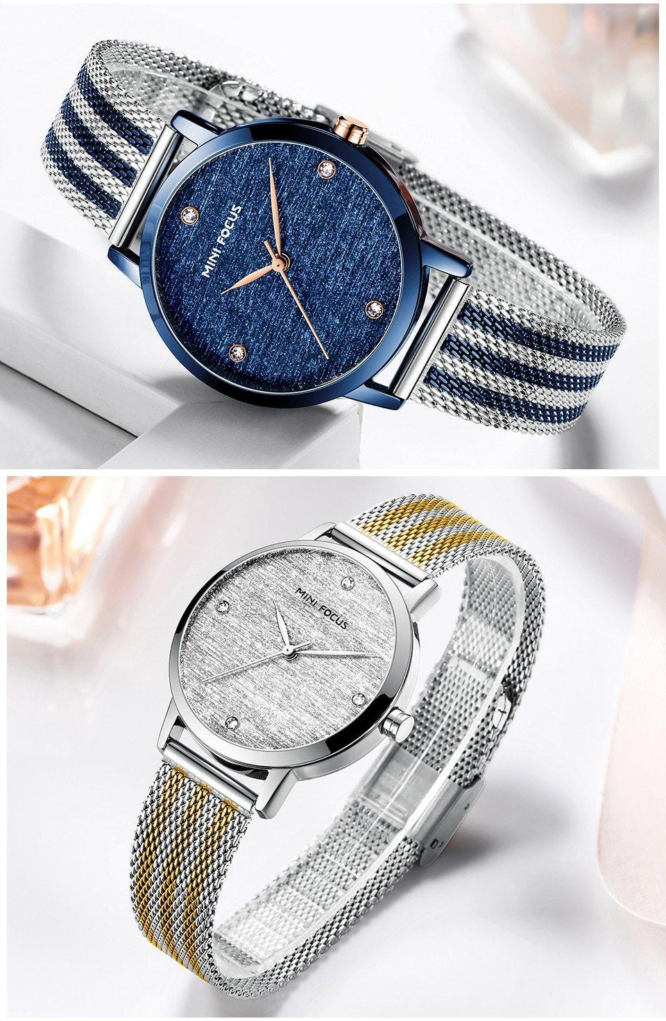 Luxury Quartz Women's Watch - Elegant Gold Stainless Steel Design
