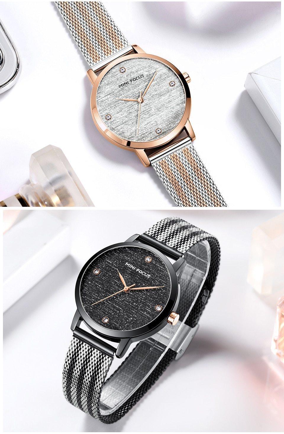 Luxury Quartz Women's Watch - Elegant Gold Stainless Steel Design