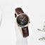 Elegant Round Luxury Women's Quartz Watch - Waterproof & Fashionable