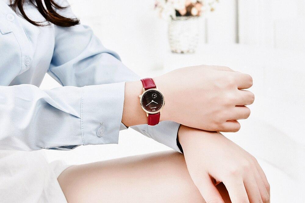 Elegant Round Luxury Women's Quartz Watch - Waterproof & Fashionable