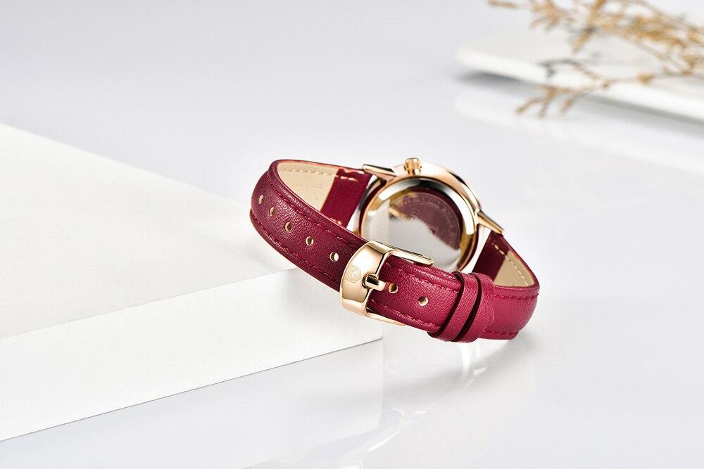 Elegant Round Luxury Women's Quartz Watch - Waterproof & Fashionable