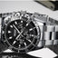 Reloj de Cuarzo Multifuncional para Hombre - Diseño Moderno de Acero Inoxidable