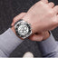Reloj de Cuarzo Multifuncional para Hombre - Diseño Moderno de Acero Inoxidable