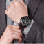 Reloj de Cuarzo Multifuncional para Hombre - Diseño Moderno de Acero Inoxidable