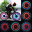 Lumière de rayon de vélo LED avec 32 motifs pour une visibilité accrue