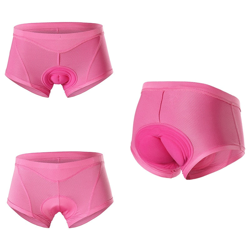 Premium Women's 3D Padded Cycling Shorts for Mountain Biking