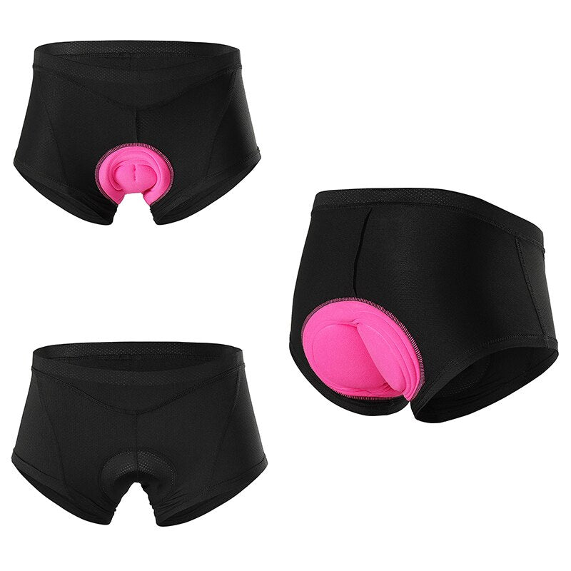 Premium Women's 3D Padded Cycling Shorts for Mountain Biking