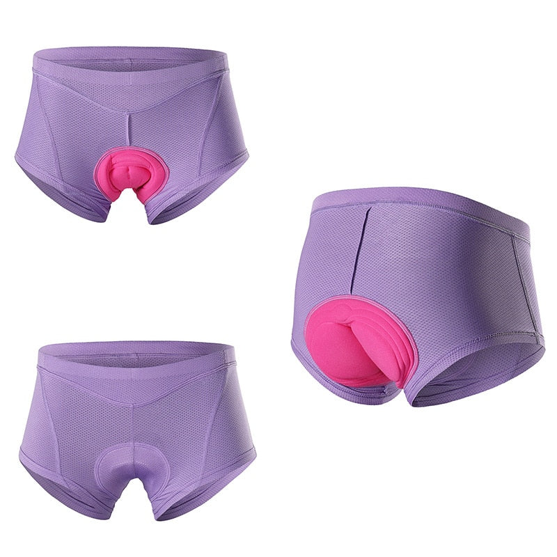 Premium Women's 3D Padded Cycling Shorts for Mountain Biking