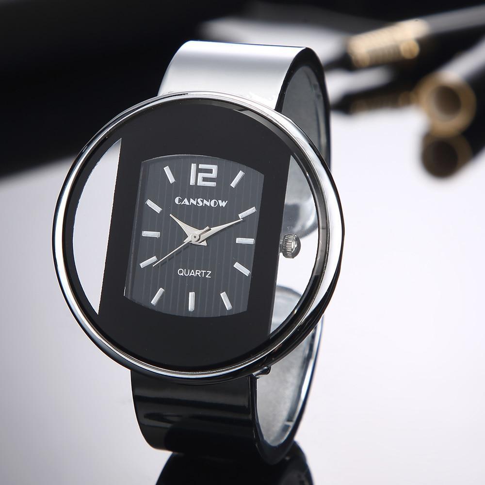 Montre de Luxe en Acier Inoxydable pour Femmes avec Design Élégant