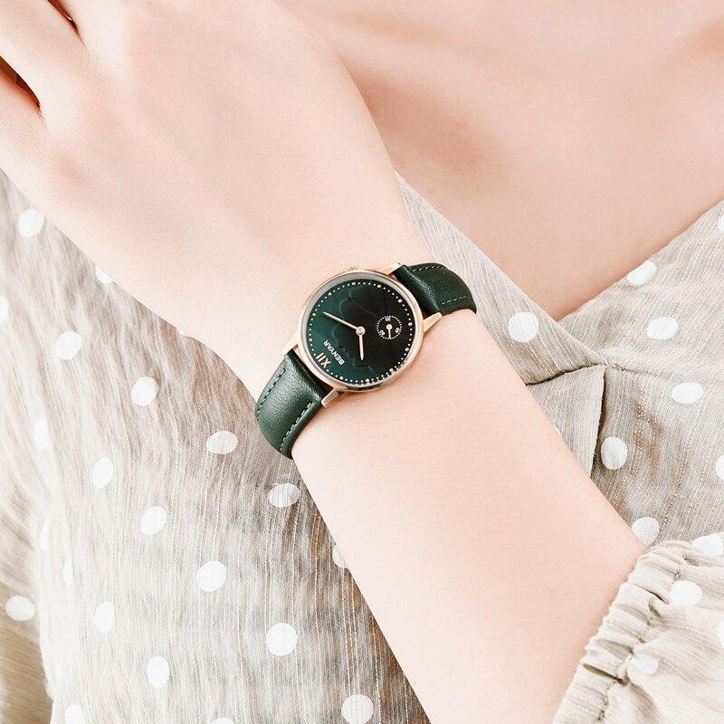 Elegant Round Luxury Women's Quartz Watch - Waterproof & Fashionable