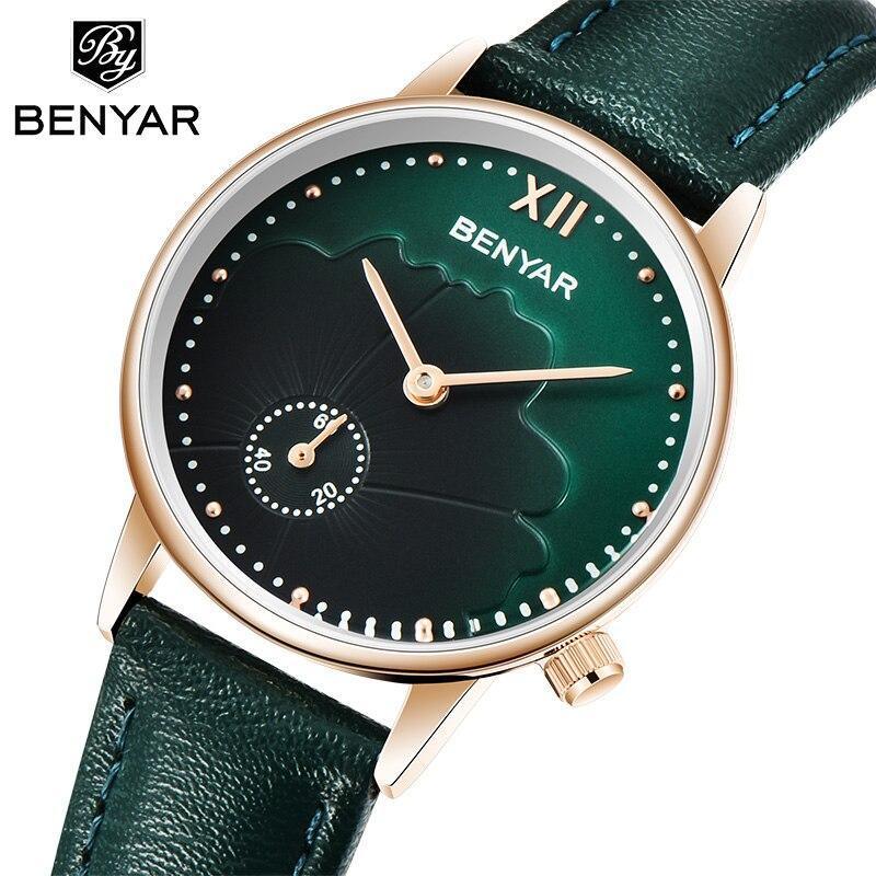 Elegant Round Luxury Women's Quartz Watch - Waterproof & Fashionable