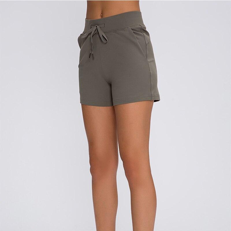 Shorts de sport anti-transpiration taille haute pour femmes