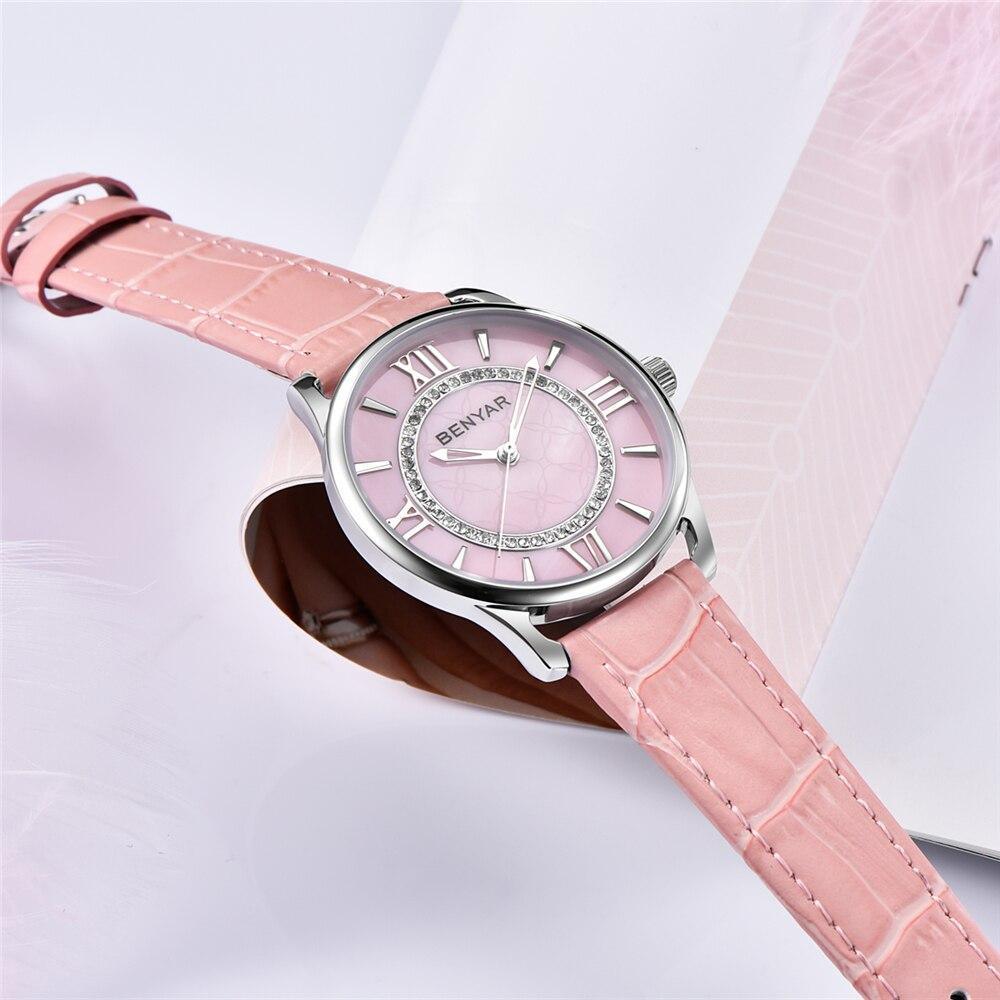 Montre à Quartz Élégante en Rhinestones pour Femmes