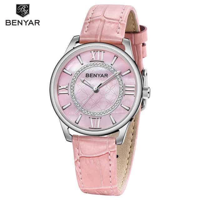 Montre à Quartz Élégante en Rhinestones pour Femmes