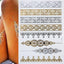 Tatuajes Temporales de Lujo en Metalizado Dorado Impermeables