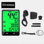 Advanced Waterproof Bicycle Computer - Wireless & Wired Speedometer with LCD Display and 20 Functions - Korvel