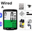 Advanced Waterproof Bicycle Computer - Wireless & Wired Speedometer with LCD Display and 20 Functions - Korvel
