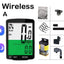 Advanced Waterproof Bicycle Computer - Wireless & Wired Speedometer with LCD Display and 20 Functions - Korvel