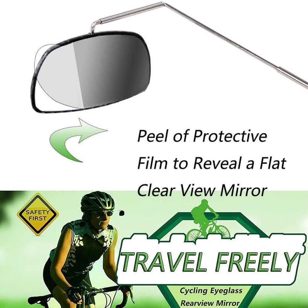 Espejo Retrovisor Ajustable de Aluminio para Bicicleta