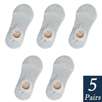 Calcetines de mujer de algodón premium sin costura y antideslizantes