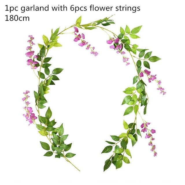Modern Eucalyptus Leaves Garland for Elegant Decor