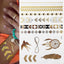 Tatouages temporaires pailletés or et argent - Imperméables et non toxiques