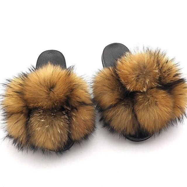 Chaussons en fausse fourrure pour femmes - Confortables et élégants