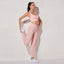 Conjunto de Sujetador y Leggings Elevate Active Sin Costuras de Cintura Alta