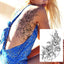 Tatouages Temporaires de Fleurs Réalistes pour Femmes - Art Corporel Imperméable